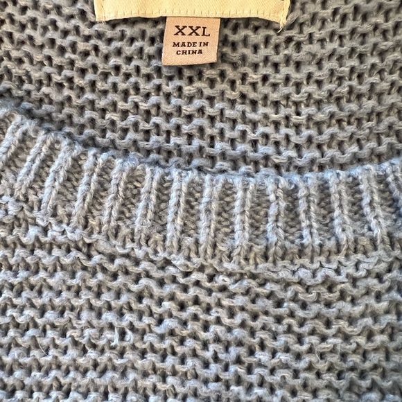 Plus XXL Boho Oversized Knit Pullover Sweater - Size XXL - Picture 10 of 11